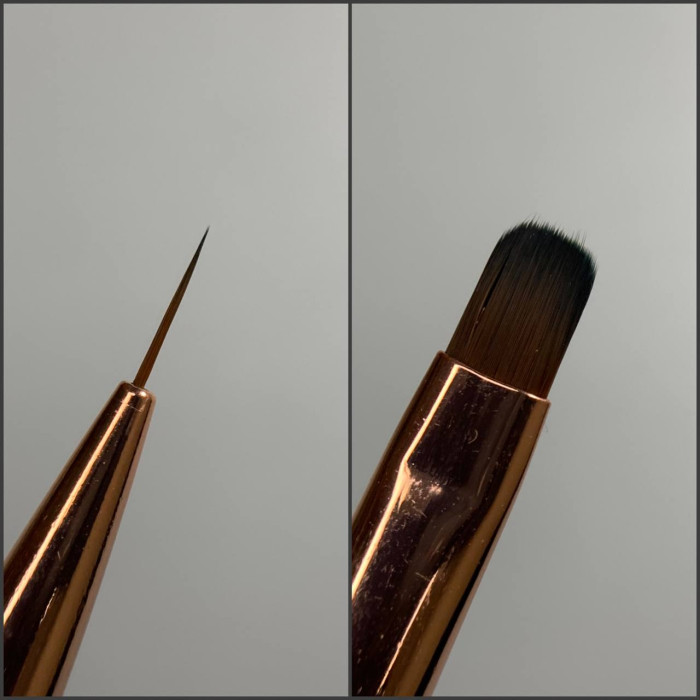 Edlen Multibrush Пензлик двосторонній овал-лайнер 10mm