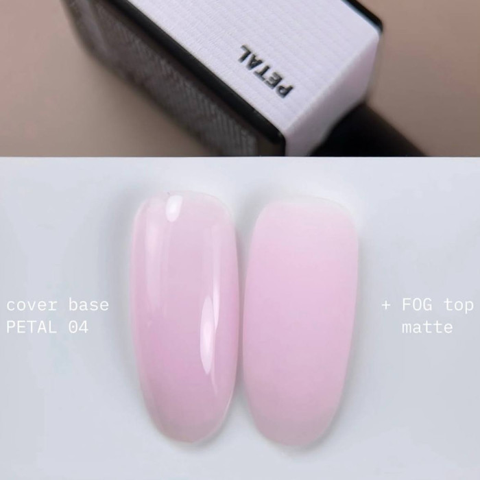 BIBLIOTEKA Cover Base #04 Petal нежно-розовая база 10ml