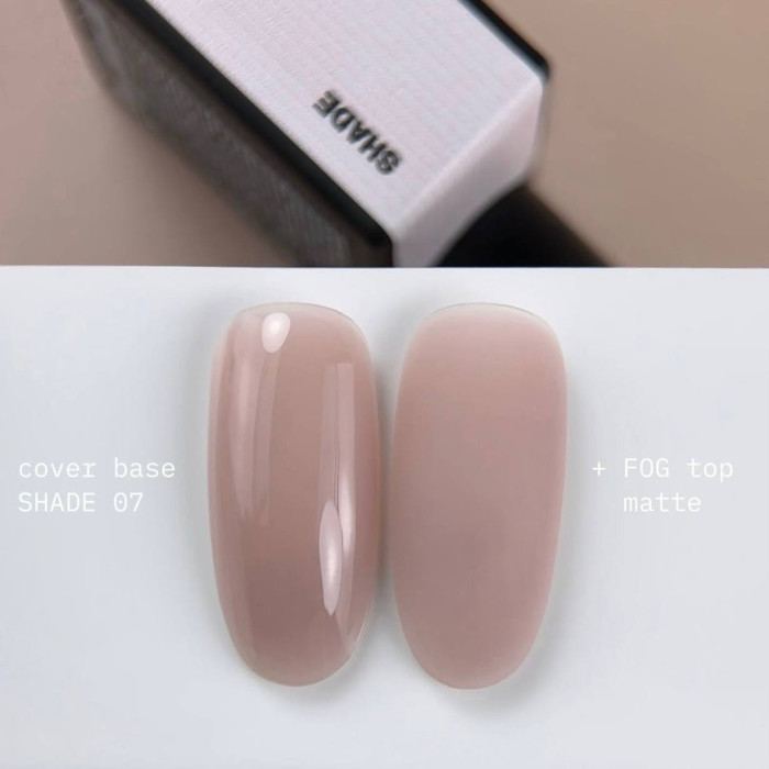 BIBLIOTEKA Cover Base #07 Skin база холодная розовато-бежевая 10ml