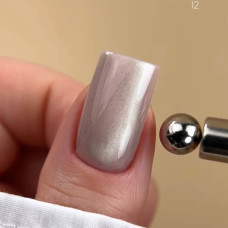 BIBLIOTEKA Cat eye #12 Aurora гель-лак кошка зелено-перламутровый 10ml