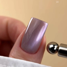 BIBLIOTEKA Cat eye #14 Comet гель-лак кошка холодный лавандово-синий 10ml