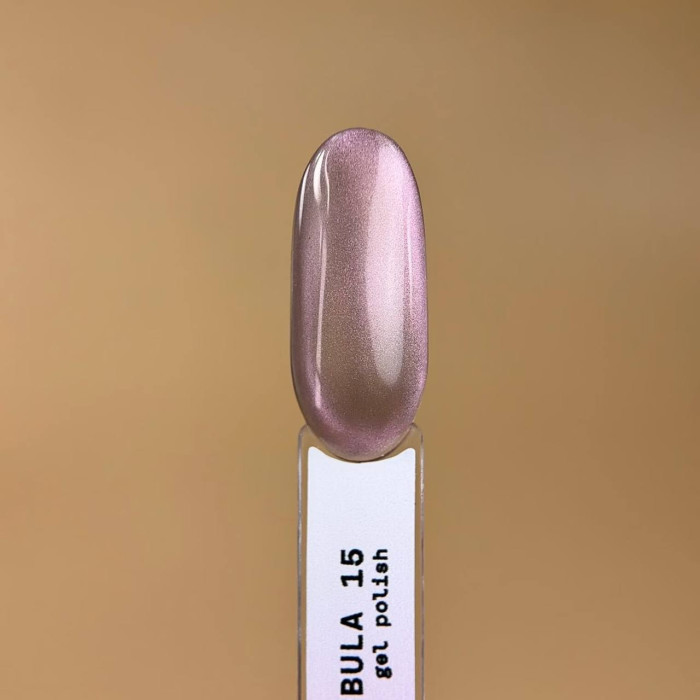 BIBLIOTEKA Cat eye #15 Nebula гель-лак кошка сиренево-розовый 10ml