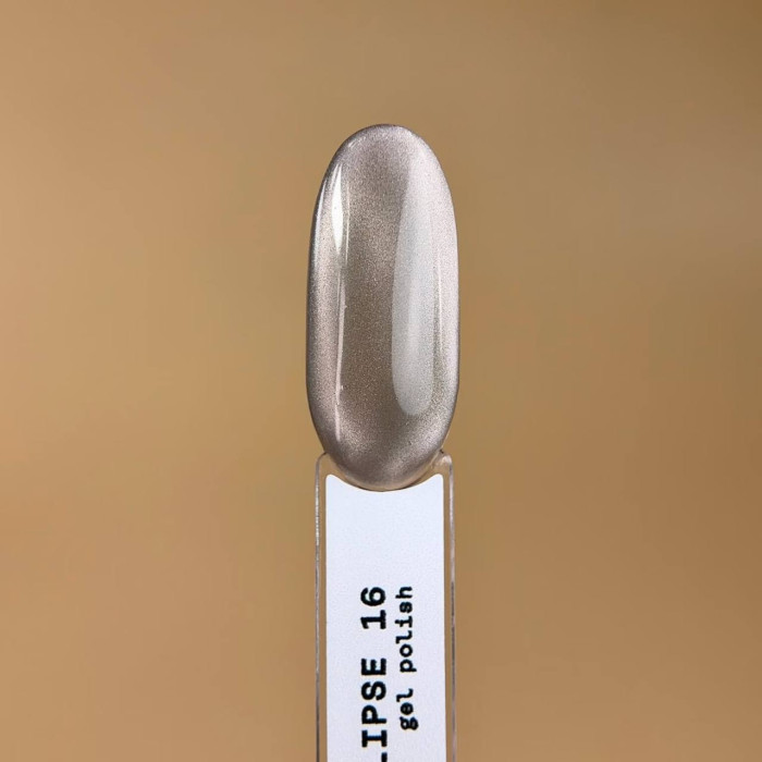 BIBLIOTEKA Cat eye #16 Eclipse гель-лак кошка серебристо-серый 10ml