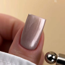 BIBLIOTEKA Cat eye #16 Eclipse гель-лак кошка серебристо-серый 10ml