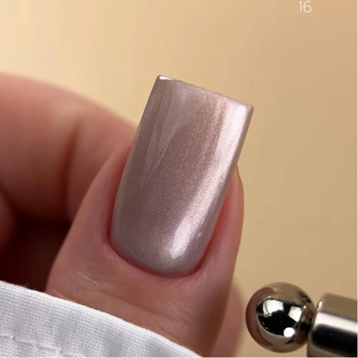 BIBLIOTEKA Cat eye #16 Eclipse гель-лак кошка серебристо-серый 10ml