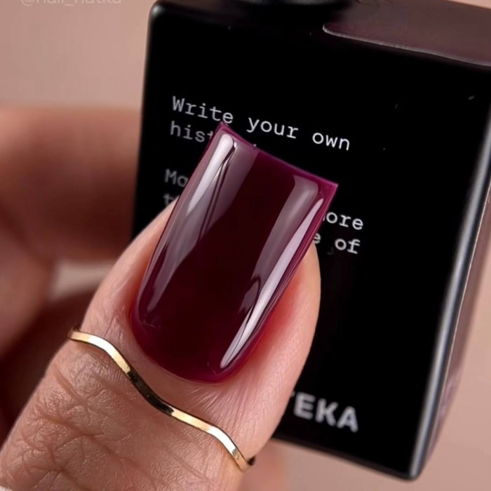 BIBLIOTEKA #022 Claret гель-лак кларет винный 10ml