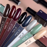 BIBLIOTEKA #024-017 Gel Polish Set WARM LAYERS  набір гель-лаків