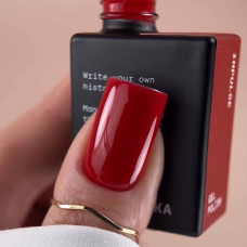 BIBLIOTEKA #028 Impulse гель-лак ярко красный 10ml