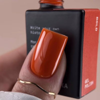 BIBLIOTEKA #030 Bold гель-лак оранжевый 10ml