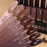 BIBLIOTEKA #040-033 Gel Polish set MONO BROWN набір гель-лаків