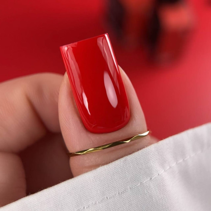 BIBLIOTEKA #041 Primar гель-лак чистый яркий красный 10ml