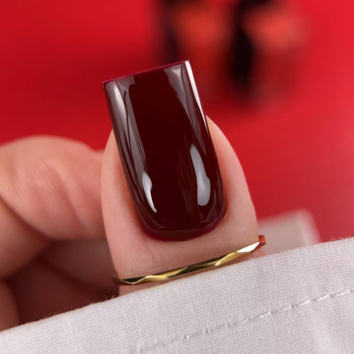 BIBLIOTEKA #046 Rosso гель-лак темный красный насыщенный 10ml