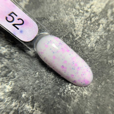 Edlen Cover Base Candy #52 База молочна з різнокольоровими пластівцями 17ml