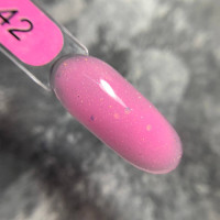 Edlen Cover Base #42 Pixie База кольорова напівпрозора з пластівцями 9ml