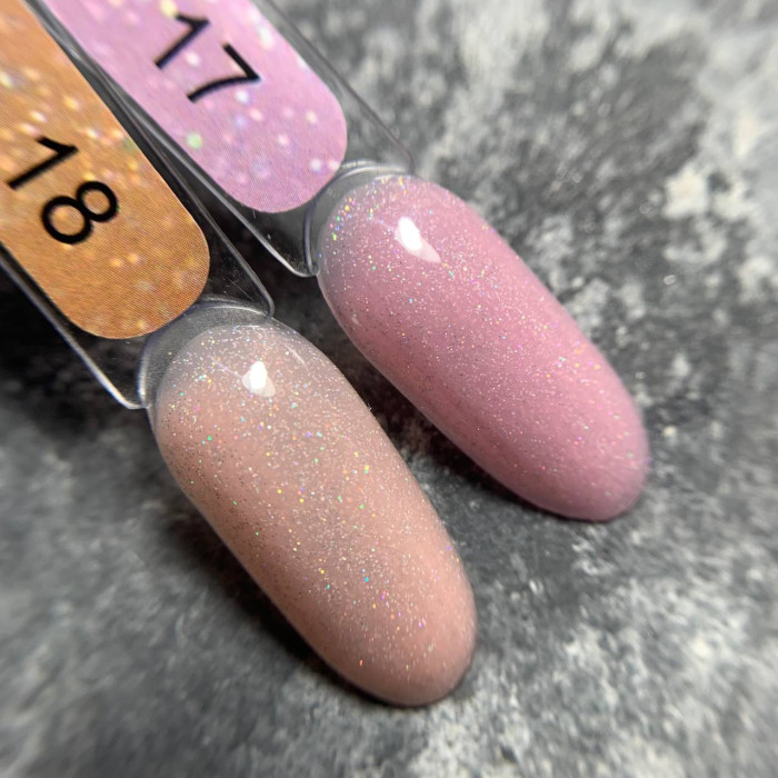 Edlen Cover Base #18 База камуфлююча з різнокольоровим шиммером 17ml