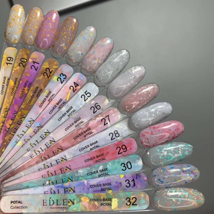 Edlen Cover Base #20 Potal Камуфлирующая база с поталью 9ml