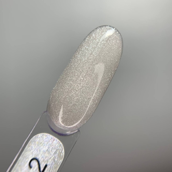 Edlen Impress Cat Eye #02 Гель-лак кішка платина 9ml