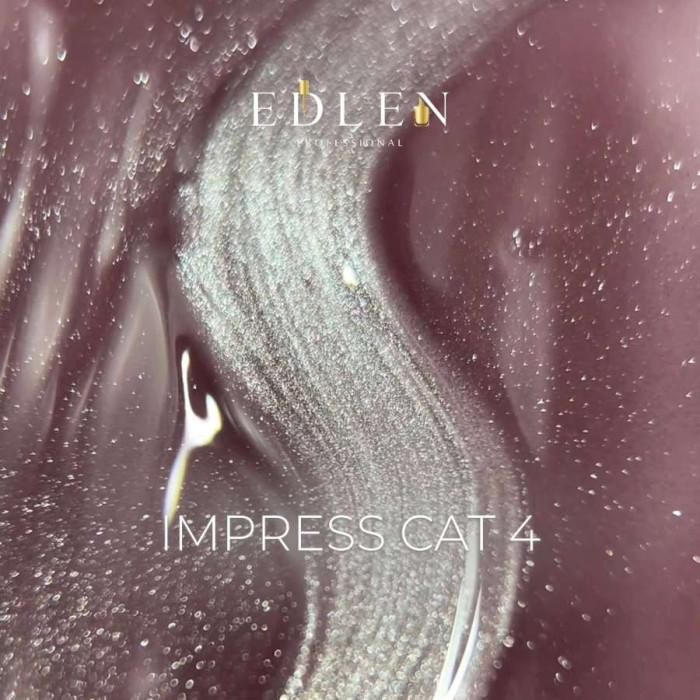 Edlen Impress Cat Eye #04 Гель-лак кошка бледно-розовый 9ml