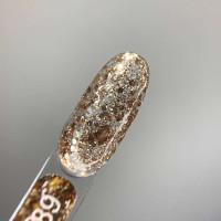 Edlen color #089 Гель-лак з золотою поталлю 9ml
