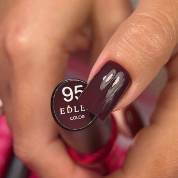 Edlen Color #095 Гель-лак сливовий 9ml