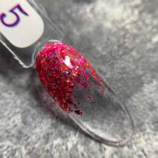 Edlen Foils Color #05 Гель-лак з кольоровою поталлю 9ml