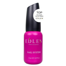 Edlen Top No Wipe No UV-Filters Топ прозорий без UV фільтра 9ml