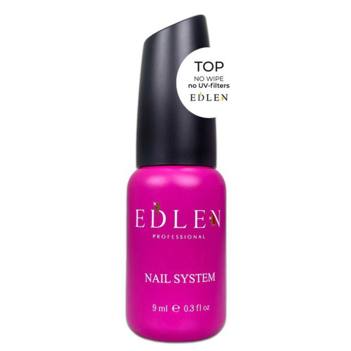 Edlen Top No Wipe No UV-Filters Топ прозорий без UV фільтра 9ml