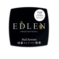 Edlen Top No Wipe No UV-Filters Топ прозорий без UV фільтра 30ml