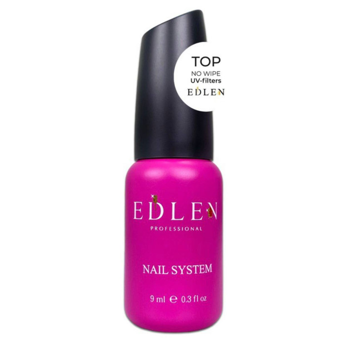 Edlen Top No Wipe UV-Filters Топ прозорий з UV фільтром 17ml