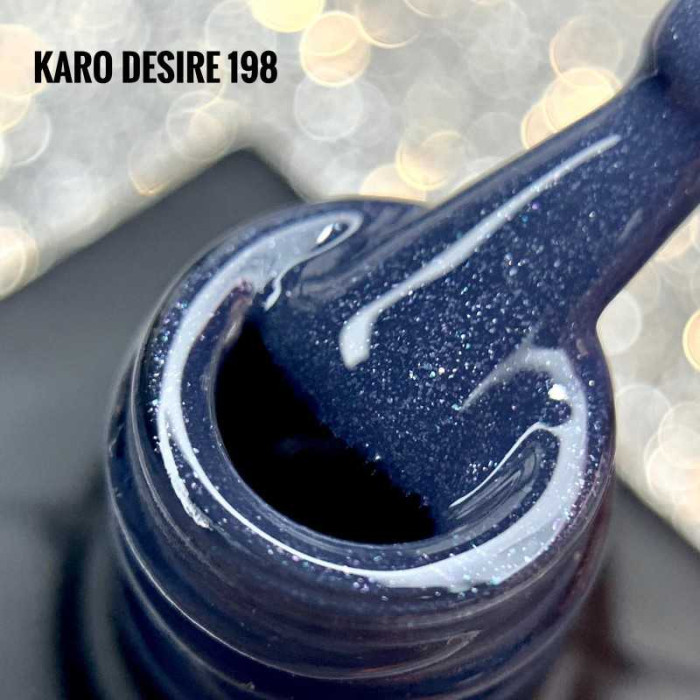 Karo Desire #198 Гель-лак кольоровий з шиммером 8ml