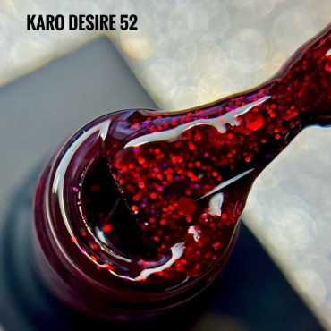 Karo Desire #052 Гель-лак кольоровий з блискітками 8ml