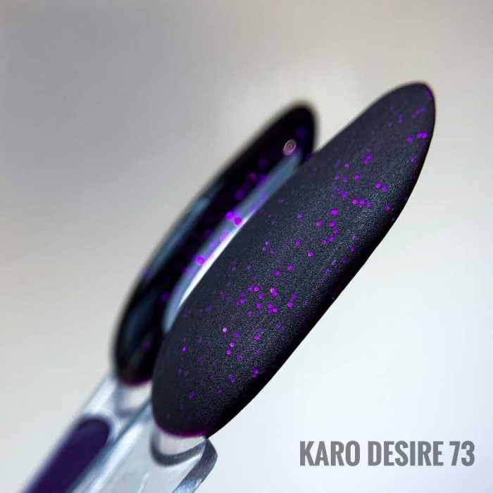 Karo Desire #073 Гель-лак цветной с блестками 8ml