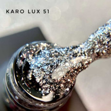 Karo Lux #051 Гель-лак цветной с поталью 8ml