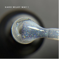 Karo Base Milky Way #1 База камуфлирующая с мелкими блестками 10ml