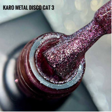 Karo Metal Disco Cat 3 Гель-лак кішка 10ml