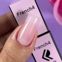 Karo French #04 Гель-лак камуфлюючий ніжно-рожевий 8ml