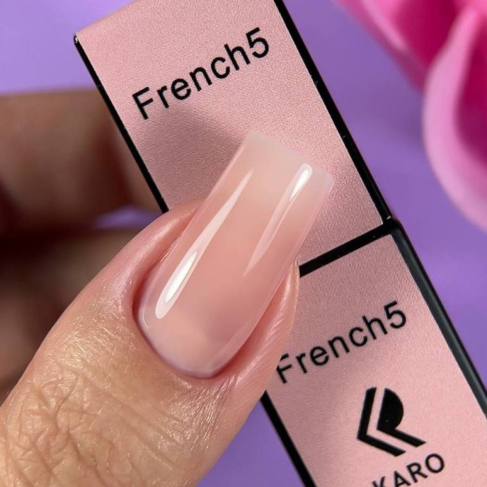 Karo French #05 Гель-лак камуфлирующий бежевый 8ml