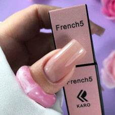 Karo French #05 Гель-лак камуфлюючий напівпрозорий 8ml