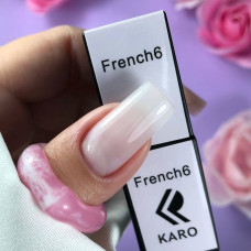 Karo French #06 Гель-лак камуфлюючий напівпрозорий 8ml