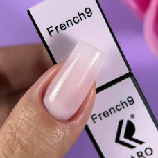 Karo French #09 Гель-лак камуфлирующий розово-молочный 8ml