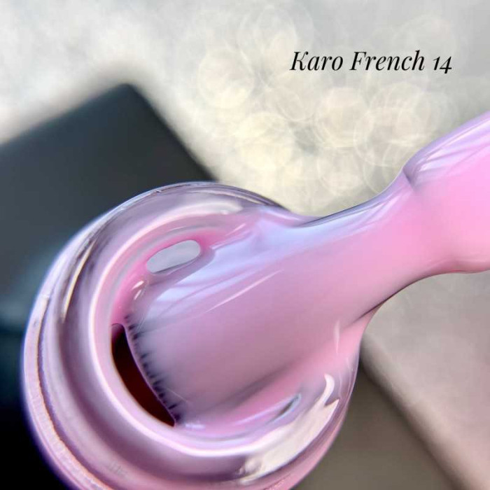 Karo French #14 Гель-лак полупрозрачный камуфлирующий 8ml