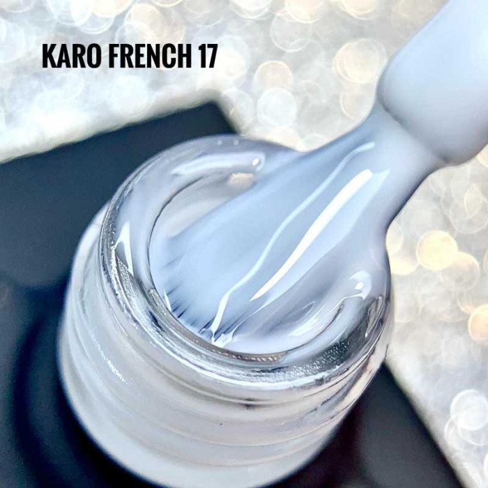 Karo French #17 Гель-лак камуфлюючий напівпрозорий 8ml