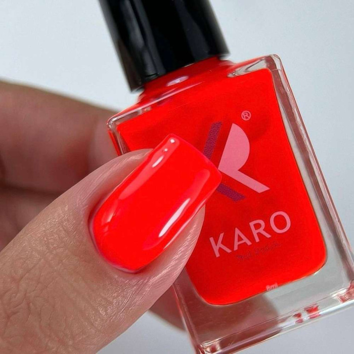 Karo Polish #9 Лак яскравий червоний 8ml