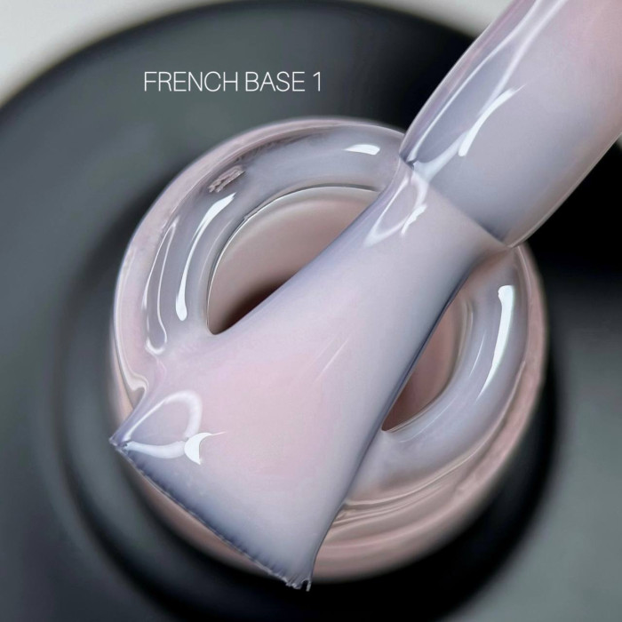 Saga French Base #1 База камуфлююча пудрово-коричнева 10ml