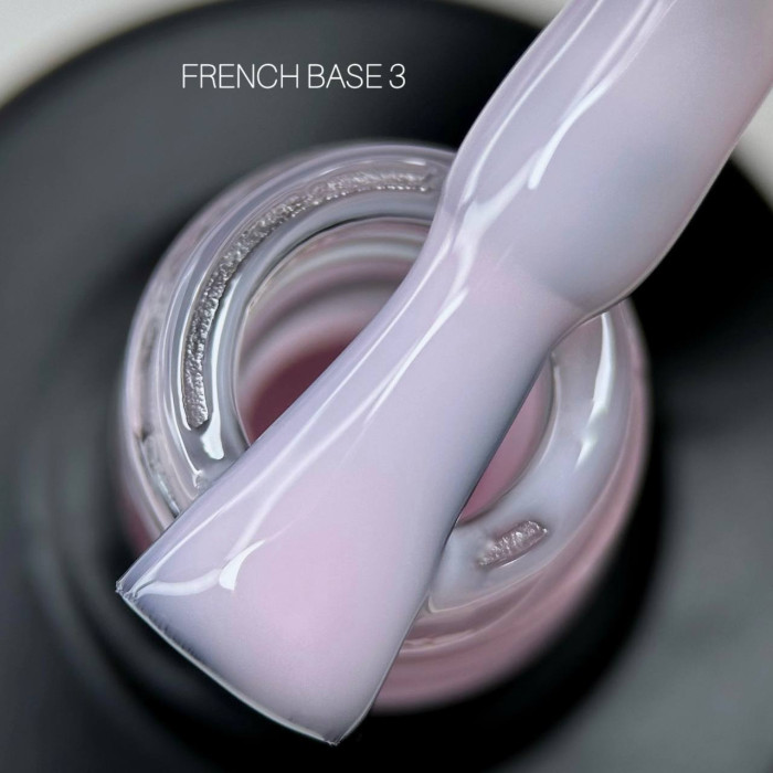 Saga French Base #3 База камуфлирующая холодная молочно-розовая 10ml