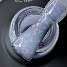 Saga Royal Base #02 Камуфлирующая база с хлопьями юки 9ml