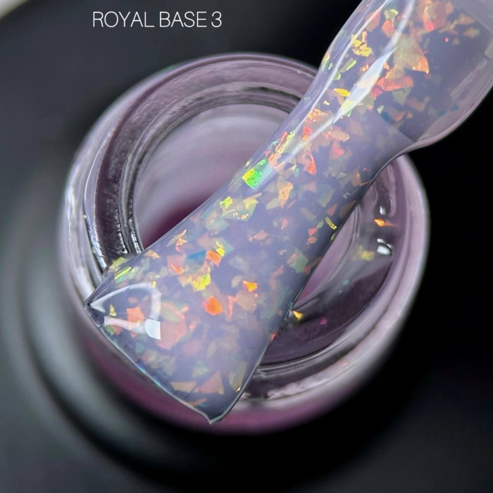 Saga Royal Base #03 Камуфлююча база з пластівцями юкі 9ml