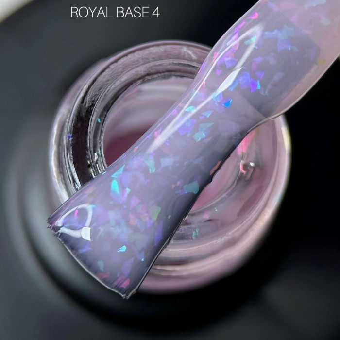 Saga Royal Base #04 Камуфлююча база з пластівцями юкі 9ml