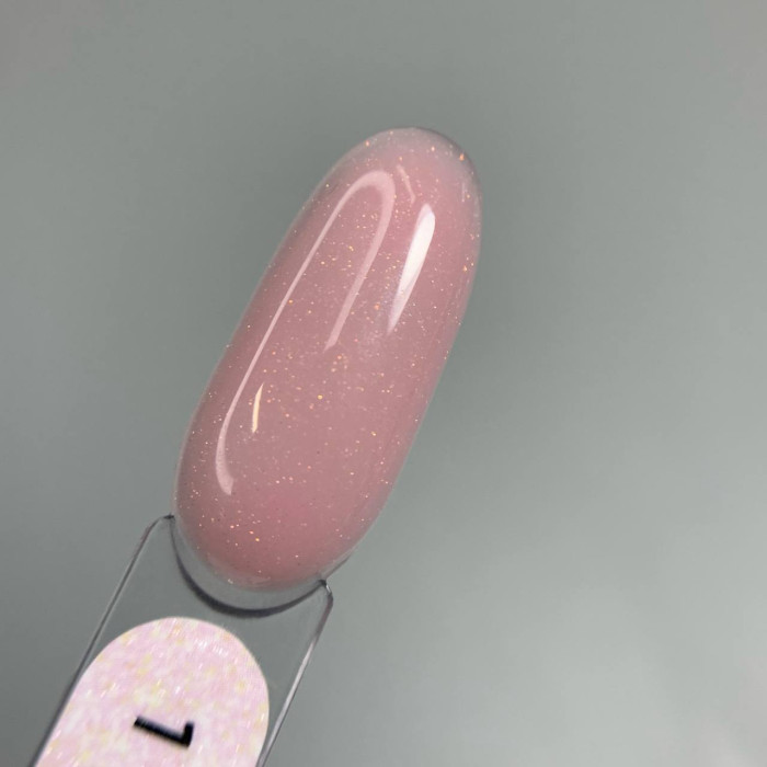 Saga Shimmer Base #01 Камуфлирующая база румяная с золотым шиммером 15ml