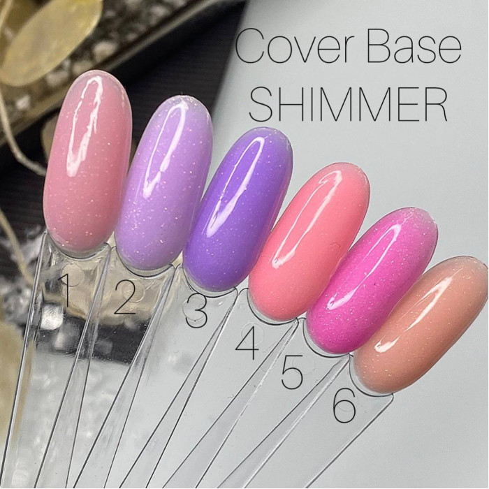 Saga Shimmer Base #06 База цветная с шиммером 15ml